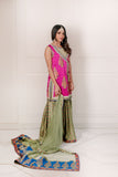 Shehrnaz - SHK-1419 - Green - Satin silk / net - 3 Piece