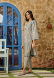 Zarasi - Olive Bloom - Stitched Lawn Suit - 2 Piece