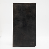 Zahraas Leather long Men Wallet Black