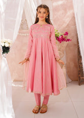 Modest - Cotton Lawn Embroidered Suit For Girl - 3 Piece