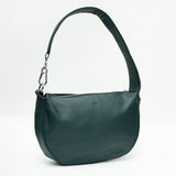 Zahraas Leather Hobo Shoulder Bag dark Teal