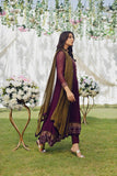 Aisha Fatema - Vivid Plum Angrakha - Multi Color Embroidery - 2 Piece - Studio by TCS