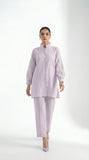 Reema Ahsan - Lima Irish Lawn Suit For Women - Lilac - 3 Piece