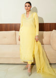 Allure By Ih - Buttercup Raw Silk Suit For Women - Yellow - 3 Piece