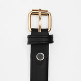 Zahraas Chic Leather ladies Belt Black