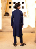 Shahjahan - Navy Blue Kurta Trouser - 2 Piece