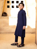 Shahjahan - Navy Blue Kurta Trouser - 2 Piece
