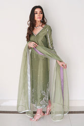 Allure by Ih - AYLA - Katan Silk - Matcha Green - 3 Piece