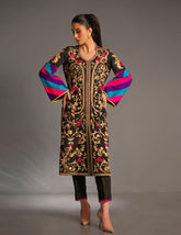 Salahuddin Pasha - Look 6 Silk Suit For Women - Black - 2 Piece