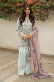 Shamaeel Ansari Pastel Bloom Suit White 3 Piece