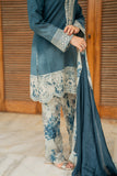 Shamaeel Ansari Saphire Grace Suit Blue 3 Piece