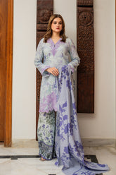 Shamaeel Ansari Lilac Bloom Suit Purple 3 Piece