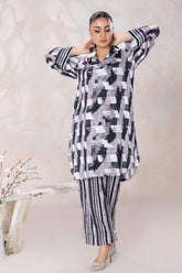 SAFWA - Printed - Lawn - 2 Piece - Stitched