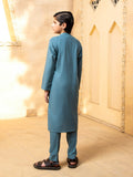 Shahjahan - Pacific Blue Kurta Trouser - 2 Piece