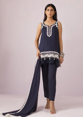 Rizwan Beyg - Mustabshira Sleeveless - Embroidered Cotton - 1 Piece - Studio by TCS