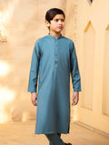 Shahjahan - Pacific Blue Kurta Trouser - 2 Piece
