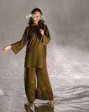Ombrella - Olive green- Lyra Suit For Women - 2 Piece