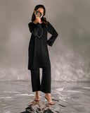 Ombrella - Black- Elara Suit For Women - 2 Piece