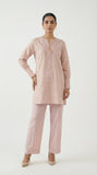 Reema Ahsan - Rosa Jaquard Lawn Suit For Women - Light Pink - 2 Piece