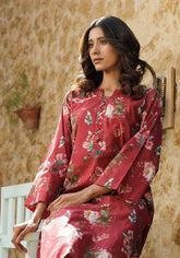 Zarasi - Garnet - Stitched Lawn Suit - 2 Piece
