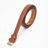 Zahraas Chic Leather ladies Belt Brown