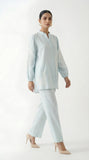 Reema Ahsan - Amora Irish Lawn Suit For Women - Light Blue - 2 Piece
