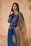 Nilofer Shahid - sapphire daze - Silk Embroidered - 3 Piece - Studio by TCS
