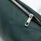 Zahraas Leather Hobo Shoulder Bag dark Teal