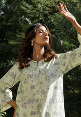 Zarasi - Lime Bloom - Stitched Lawn Suit - 2 Piece