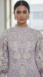 Reema Ahsan - Mahjabeen Organza Suit For Women - Lilac - 3 Piece