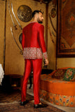 Arif Ashraf - Ruby - Deep Maroon - Tissue Silk - 2 Piece