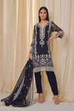 Rizwan Beyg Design - Amritsar - Cotton Net - Black - 2 Piece