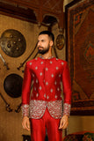 Arif Ashraf - Ruby - Deep Maroon - Tissue Silk - 2 Piece