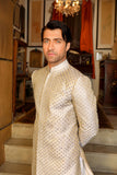 Arif Ashraf - Pukhraj - Gold - Tissue Zari & Raw Silk - 2 Piece