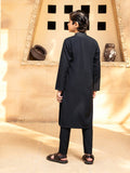 Shahjahan - Boski Black Kurta Trouser - 2 Piece