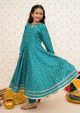 Modest - Rang-e-Falak - Blue - cotton - 3 Piece