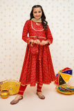 Modest - Gul-e-Laal - cotton - Red - 3 Piece