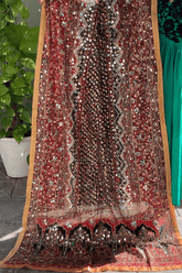 Designs By Amina - Gota & Mirror Cut Work Dupatta 4