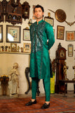 Arif Ashraf - Emerald - Bottle Green - Raw Silk - 2 Piece