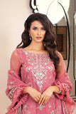 Kaanchi London - Mehru Organza Suit For Women - Pink - 3 Piece
