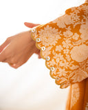 Ayla Studio - PRINTED ESSENTIAL 2 Piece CO-ORD - Burnt Ocher - poly-viscose - mustard