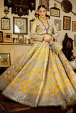 Arif Ashraf - Suraj mukhi - Lehnga - Yellow - Tissue Silk & Net - 3 Piece