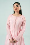 FOZIA KHALID - Classic Pink Kali Daar - Paper Silk - 1 Piece