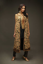 Shamaeel Ansari Noor-e-Zar Jacket Black 3 Piece