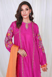 Reema Ahsan - VANYA - Pure raw silk - Magenta pink - 3 Piece