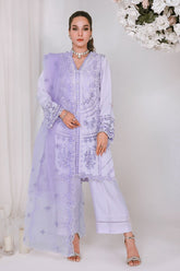 Reema Ahsan - KOMAL - Khadi silk - Lilac - 3 Piece