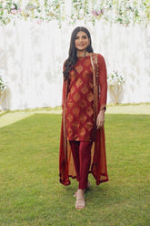Aisha Fatema - Carnelian - Chiffon - 2 Piece - Studio by TCS
