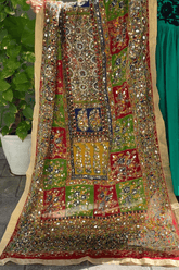 Designs By Amina - Gota & Mirror Cut Work Dupatta 2