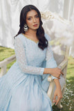 Aisha Fatema - Glacier Blue - Embroidered Chiffon - 2 Piece - Studio by TCS