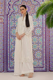 Rizwan Beyg - Selini White Coat - Irish Linen - White - 2 Piece